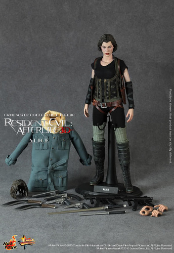Alice Resident Evil 4 Hot Toys 1/6 Milla Jovich Mms139 (Usado)