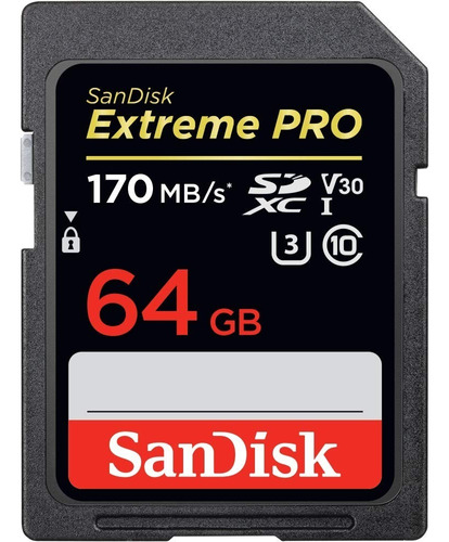 Tarjeta de memoria SanDisk SDSDXXY-064G-ANCIN  Extreme Pro 64GB