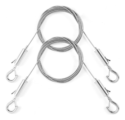 Juego De 2 Kit De Cable De Colgar Cuadros Ajustable, Ca...