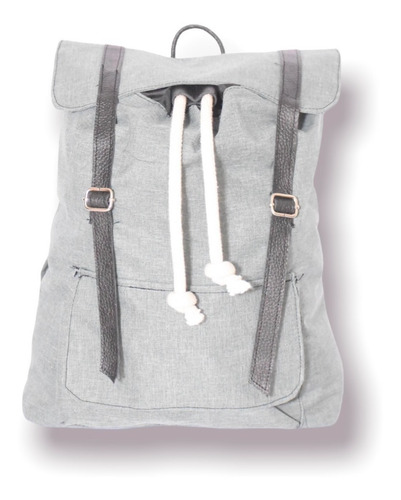 Mochila Terranova Grande Urbana Gris