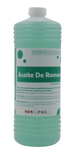 Aceite Romero Y Almendras P/masajes Terapeutico (3 Litro). 