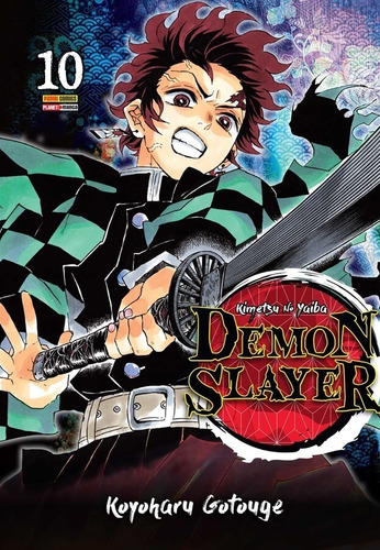 Demon Slayer 10! Mangá Panini! Lacrado! Kimetsu No Yaiba