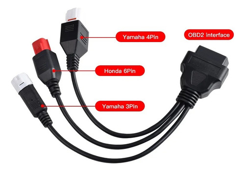 Cable Diagnostico Obd2 Moto Honda Ktm Pulsar Yamaha