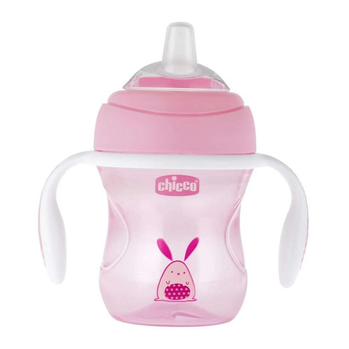 Imagen 1 de 2 de Chicco Vaso De Transición Rosa 4 Meses+ 200 Ml