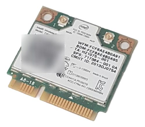 Placa Wifi Wireless 7260hmw Bn Para Dell Vostro 5470 5480