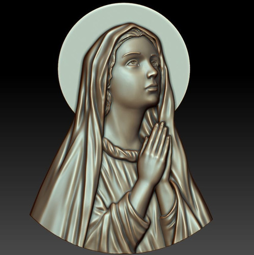 Escultura Divina De La Virgen María.