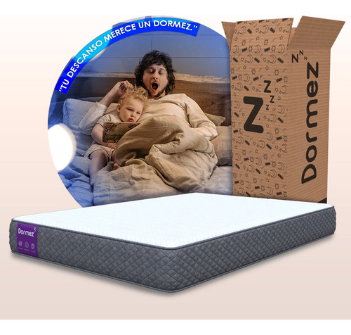 Colchón Dormez Matrimonial En Caja Bio Espuma Foam Posture