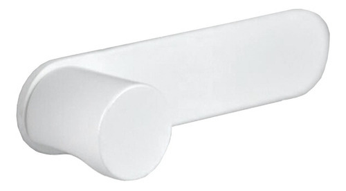 Puxador Moveis Radio P Com Base Branco 70mm - Zen Design