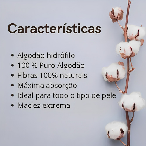 Bola De Algodão 25g Ideal Para Limpeza Das Unhas Machucados