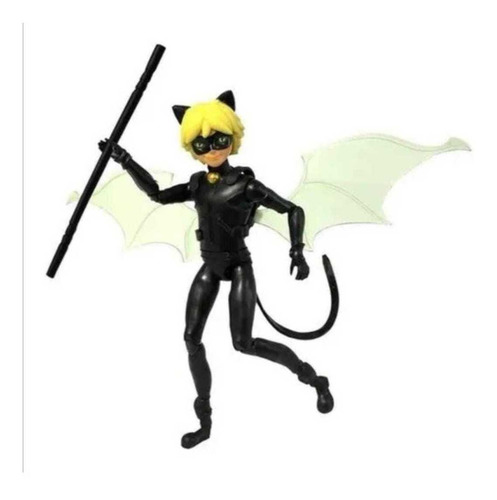 Cat Noir Mini Muñeco Figura Articulada Miraculous