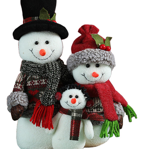 Figuras De Muñeco De Nieve Navidad Decoración Navideña