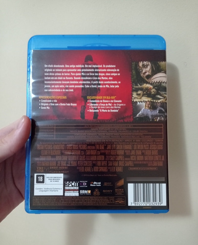 Blu-ray Filme A Morte Do Demônio (2013) Original Raro