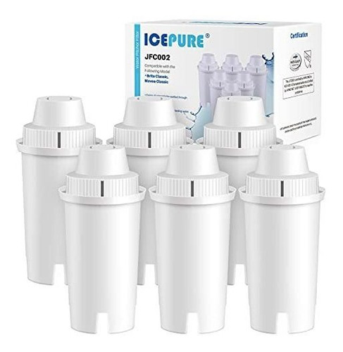 Filtro Agua Icepure Para Brita® Y Mavea®: 6pack.