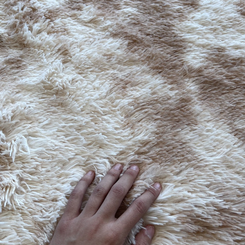 Alfombra Para Sala Recamara Tapete Tipo Shag Multiusos