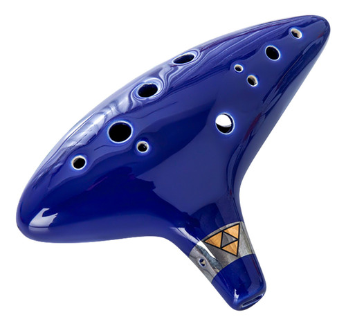 U Bolsa Ocarina Para Alto Portátil De 12 Agujeros. Con Musi