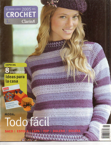 El Gran Libro Del Tejido Crochet Clarin 2005 Colecc Completa (Usado)