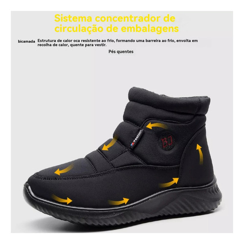 Botas De Nieve De Felpa De Invierno Para Mujer Moda Nueva