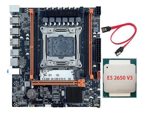 Placa Base X99 Con Cpu+cable E5 2650v3 B85 Lga2011-3 4x D