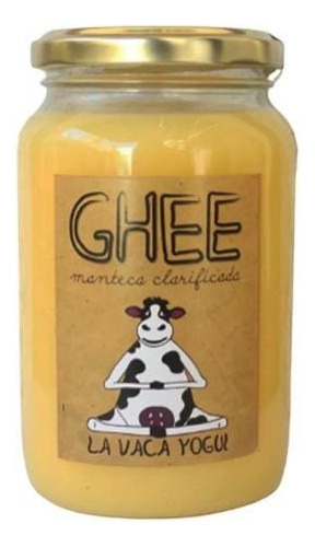 Manteca Clarificada - Ghee -  La Vaca Yogui 350 Grs.