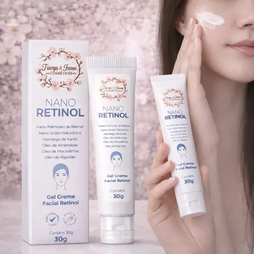 Gel Creme Nano Retinol Anti-sinais Rosto E Pescoço 30g Cn Todo Tipo De ...