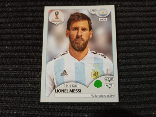 Figurita  Rusia 2018 Messi N 276 Impecable