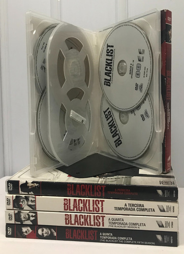The Blacklist 1a - 2a - 3a- 4a E 5a Temporadas Completas (Usado)