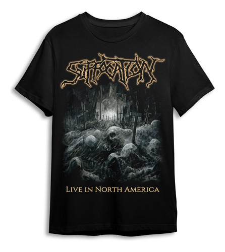 Polera Suffocation - Live In North America - Holy Shirt