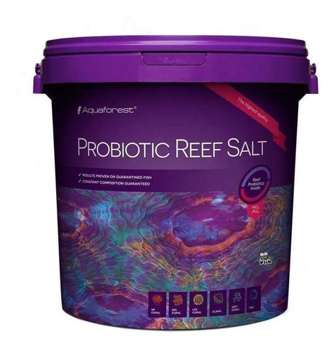 Aquaforest Probiotic Reef Salt - Sal Marinho - 22kg Balde
