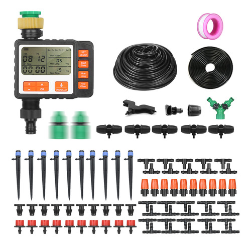 Temporizador De Riego Para Manguera De Jardín Automática Par
