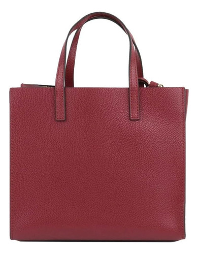 Marc Jacobs Mmini Grind Pomegranate Con Herrajes Dorados, Bo