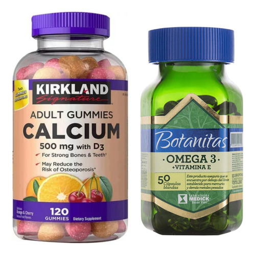 Adult Gummies Calcium + Omega 3 - Unidad a $1097