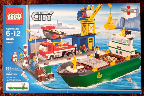 Lego 4645 Puerto Y Barco De Carga Nuevo Sellado Entrega Ya