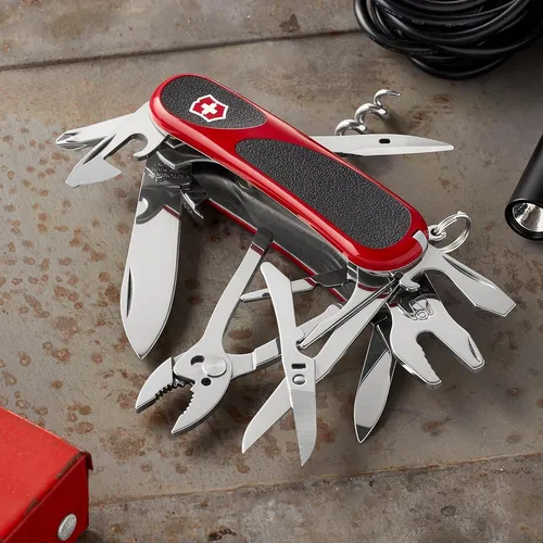 Cuchillo Suizo Victorinox Evogrip S557, 21 Funciones, Rojo