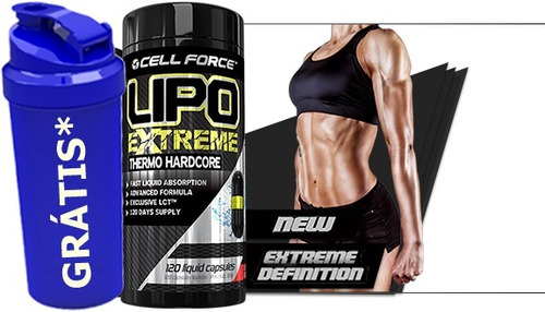 Lipo Extreme 60 Cápsulas + Coqueteleira Grátis