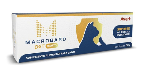 Macrogard Pet Pasta Suplemento Alimentar Para Gatos - 60g