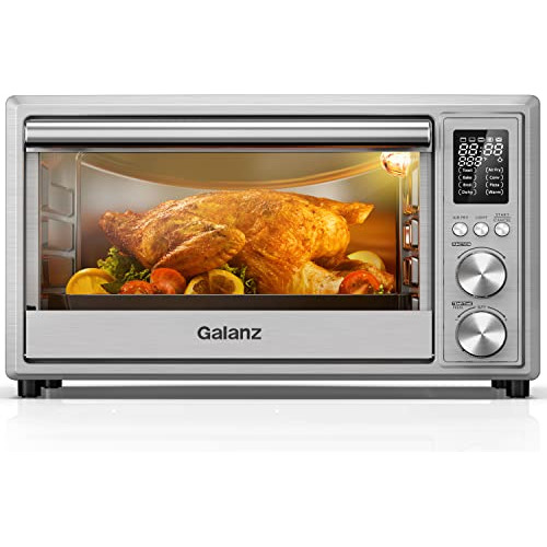 Galanz Combo 8-in-1 Air Fryer Toaster Oven, Convection Oven