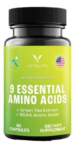 Bccas 9 Essential Amino Acids  90 Capsulas