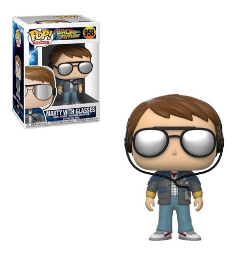 Funko Pop! Back To The Future Marty With Glasses #958