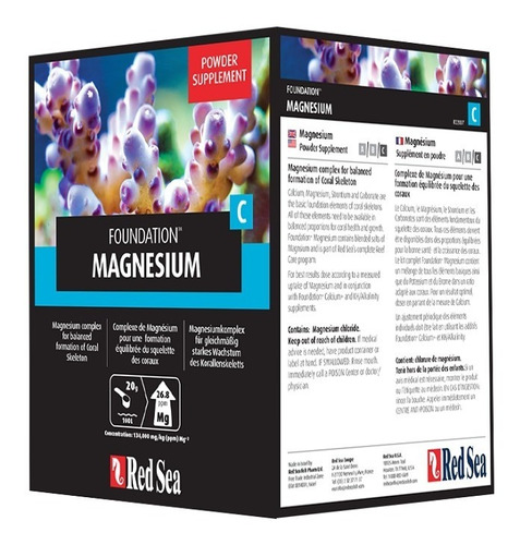 Red Sea Magnesium (foundation C) 1kg Magnesio Acuario Marino