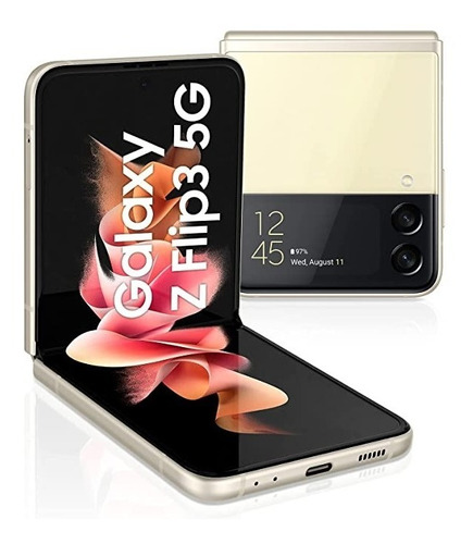 Samsung Galaxy Z Flip3 5g 128 Gb Creama Refabricado Liberado (Reacondicionado)