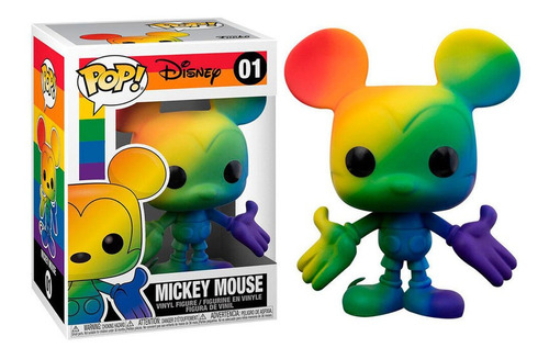 Figura De Acción Funko Pop! Disney Pride Mickey Mouse Lgbtq+