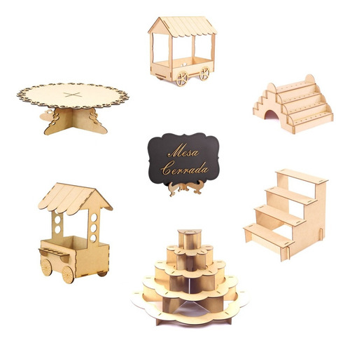 Imagen 1 de 8 de Kit #11 Candy Bar Para Mesa De Dulces Cupcakes