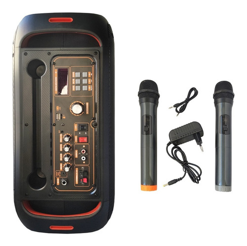 Imagen 6 de 8 de Parlante Havit Portatil Rgb Btt Radio Usb C Microfono Css®