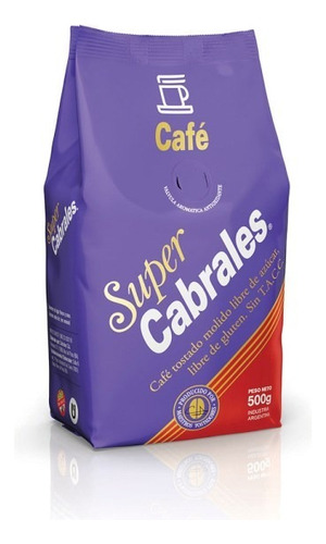 Cafe Super Cabrales Molido Tostado 500g - Pack De 3 Bolsas.