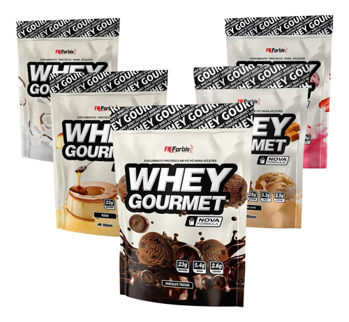 Suplemento Em Pó Fn Forbis Whey Gourmet Proteínas