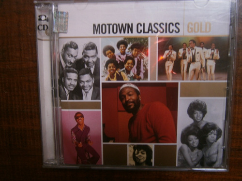 Motown Classics Gold Miracles Marvelettes Marvin Gaye 2 Cds