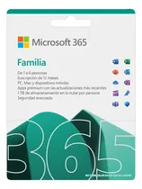 Comprar Microsoft 365 Familia [1 Año] 6 Usuarios Con Cursos Obsequio
