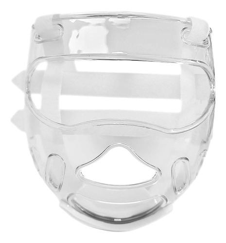 Mascarilla De Taekwondo Protector Facial Correa Blanca