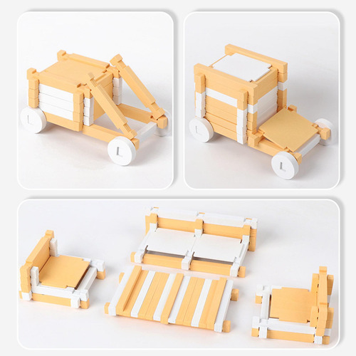 Juego De Bloques De Construcción Para Niños, Construcción