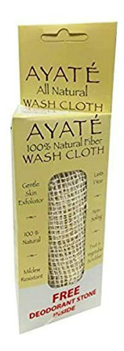 Ayate 100% Fibra Natural Paño Con Cristal Libre Del Desodora